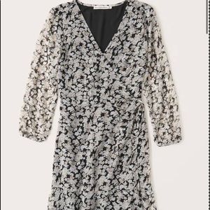Abercrombie and Fitch chiffon wrap mini dress